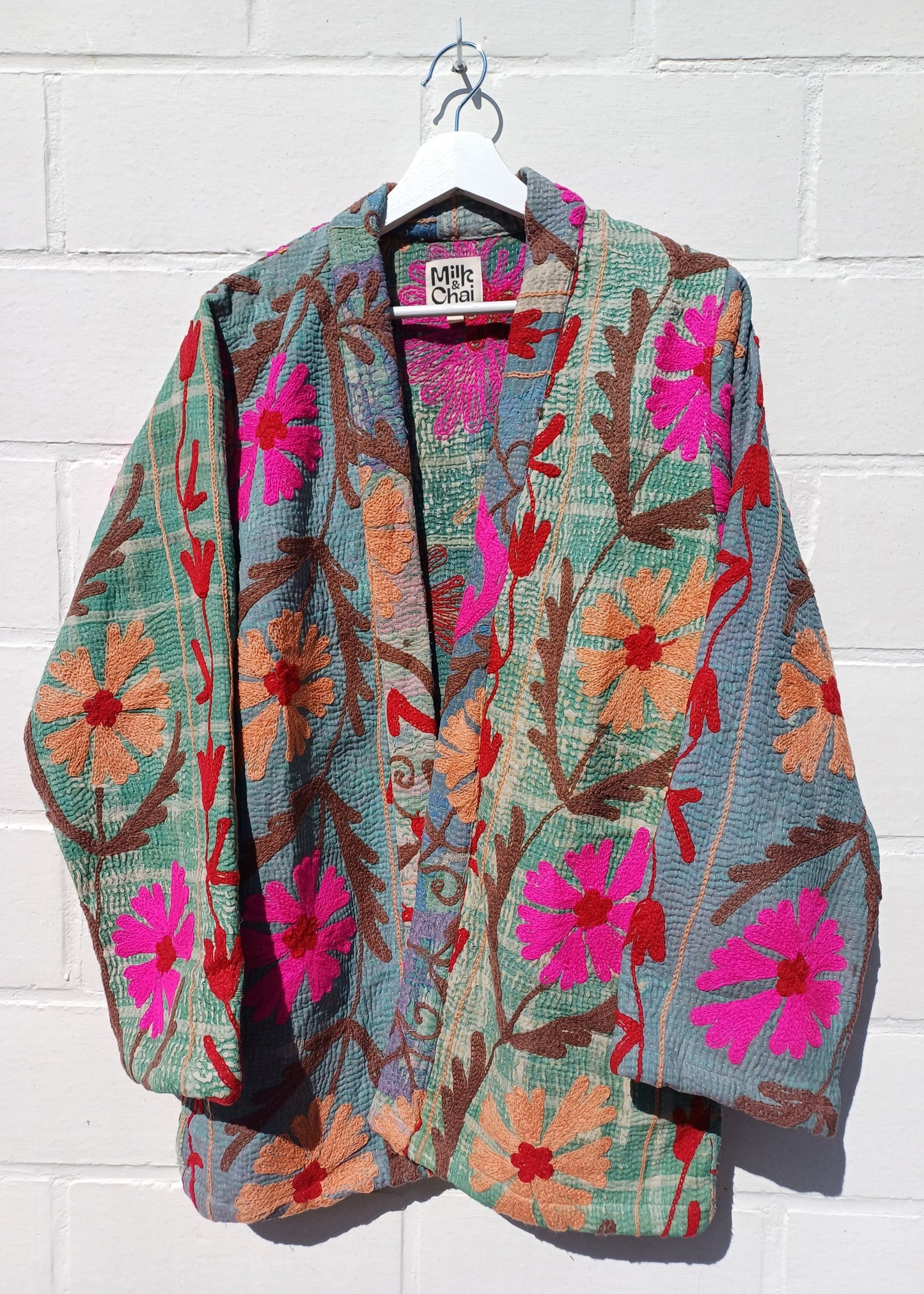 Vintage Kantha Suzani Kimono #5