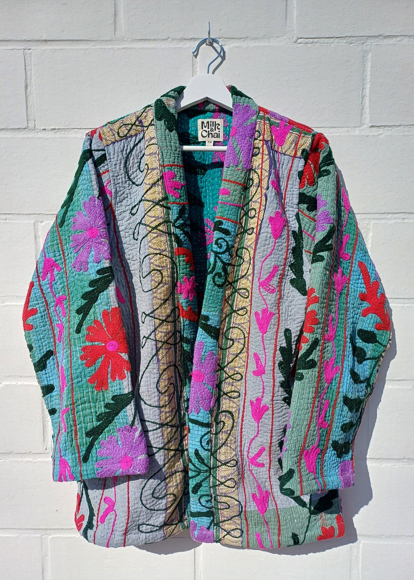 Vintage Kantha Suzani Kimono #8