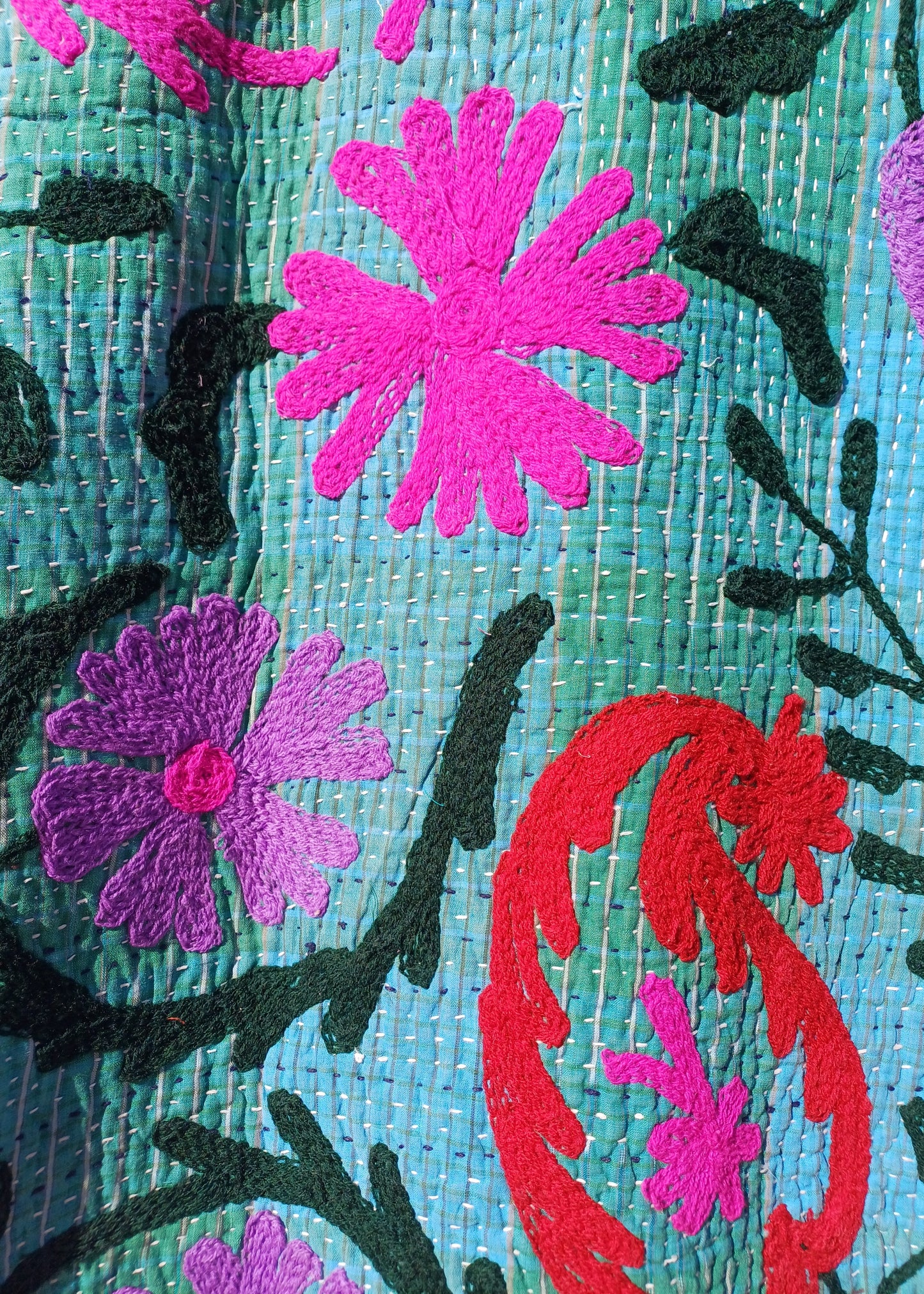 Vintage Kantha Suzani Kimono #8