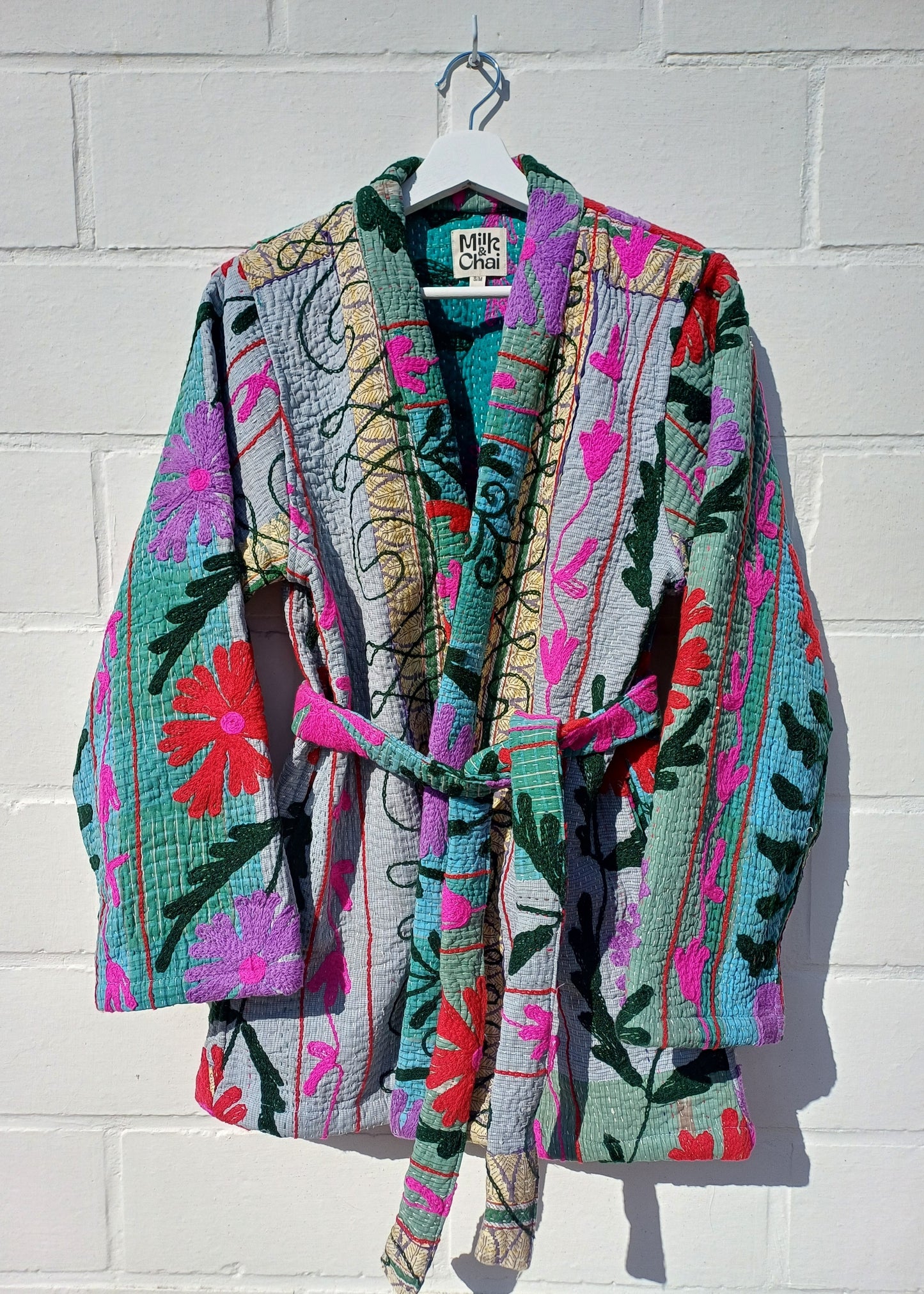 Vintage Kantha Suzani Kimono #8