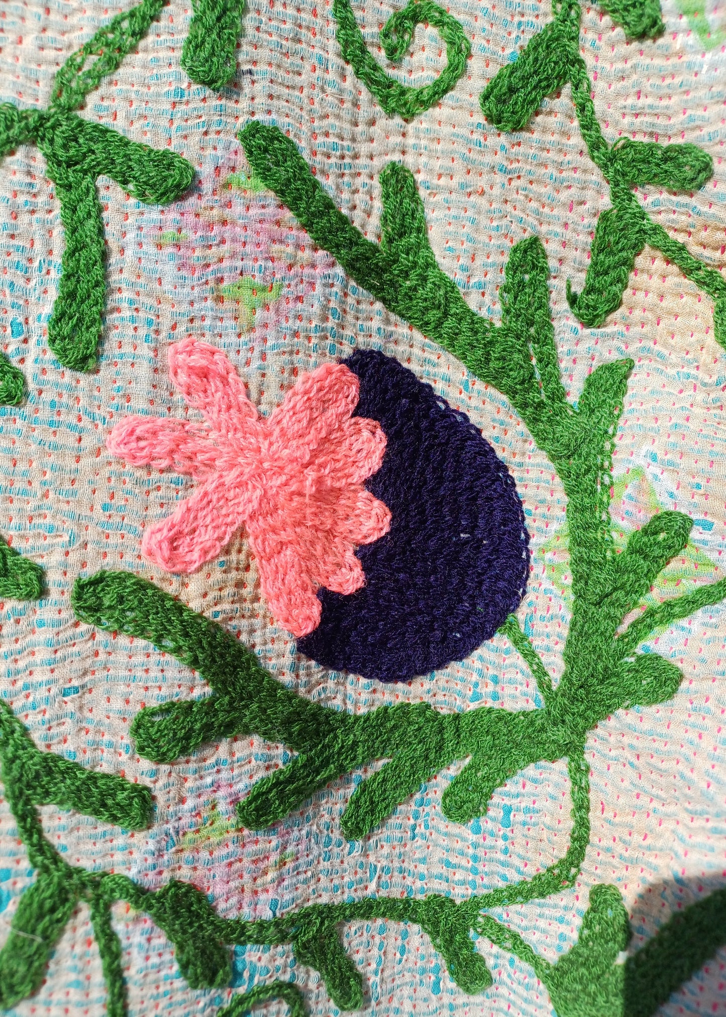 Vintage Kantha Suzani Kimono #9
