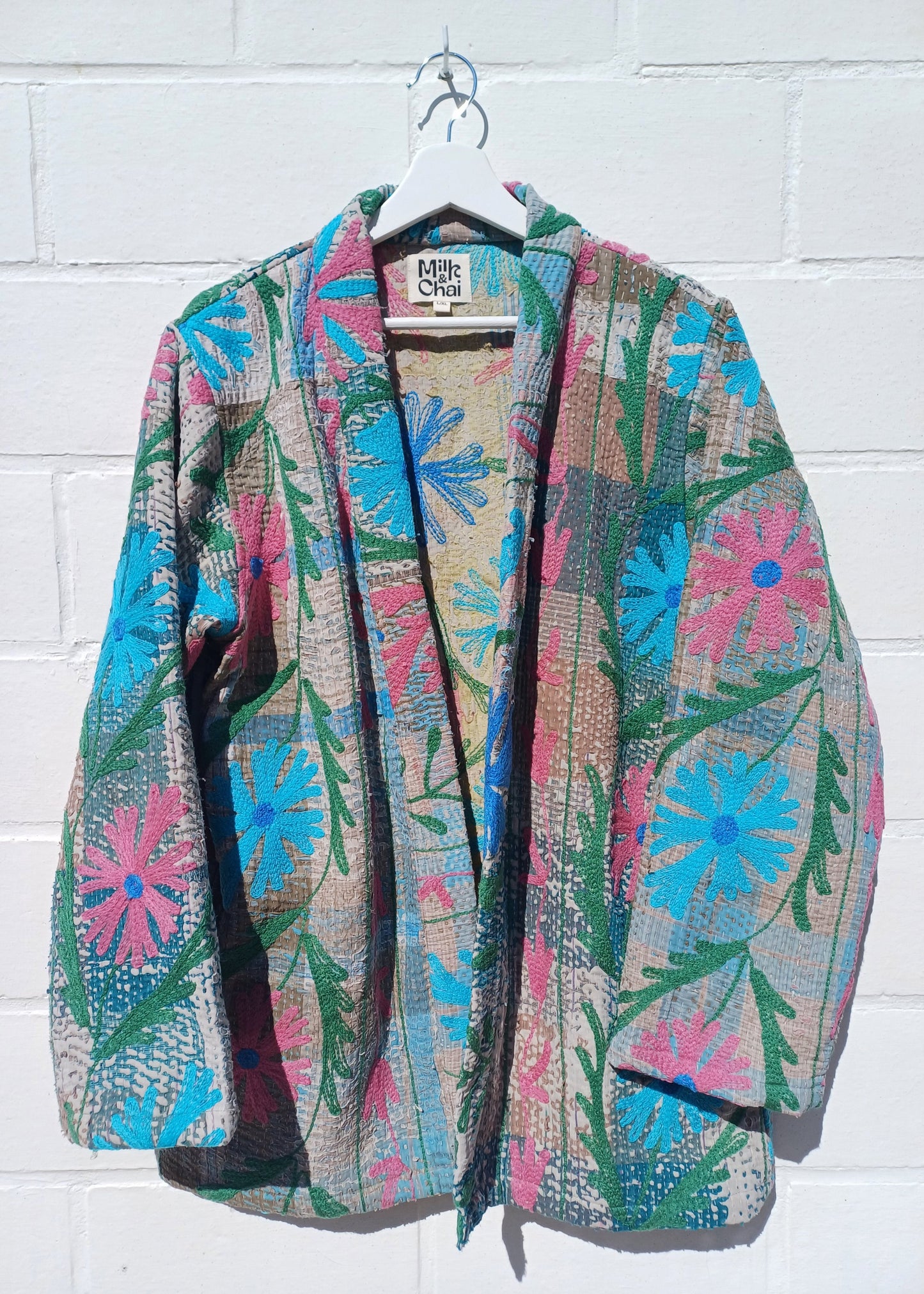 Vintage Kantha Suzani Kimono #13