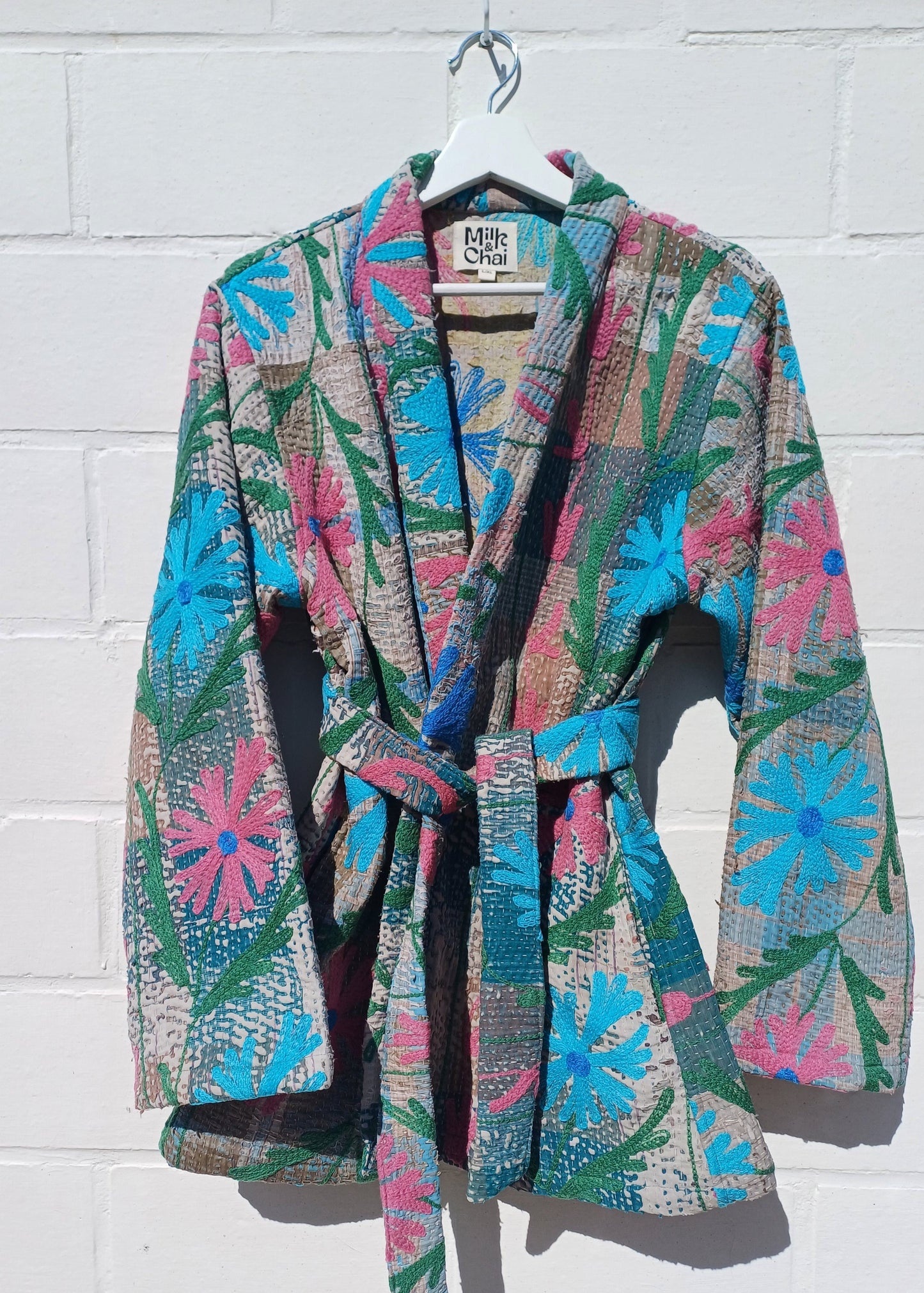 Vintage Kantha Suzani Kimono #13