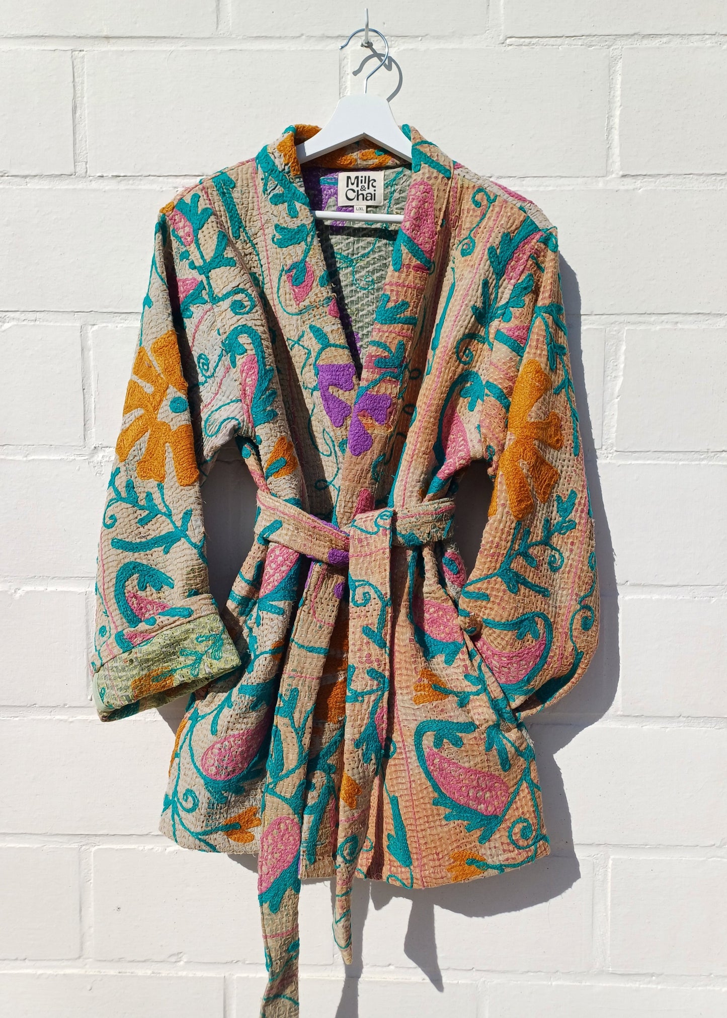 Vintage Kantha Suzani Kimono #20