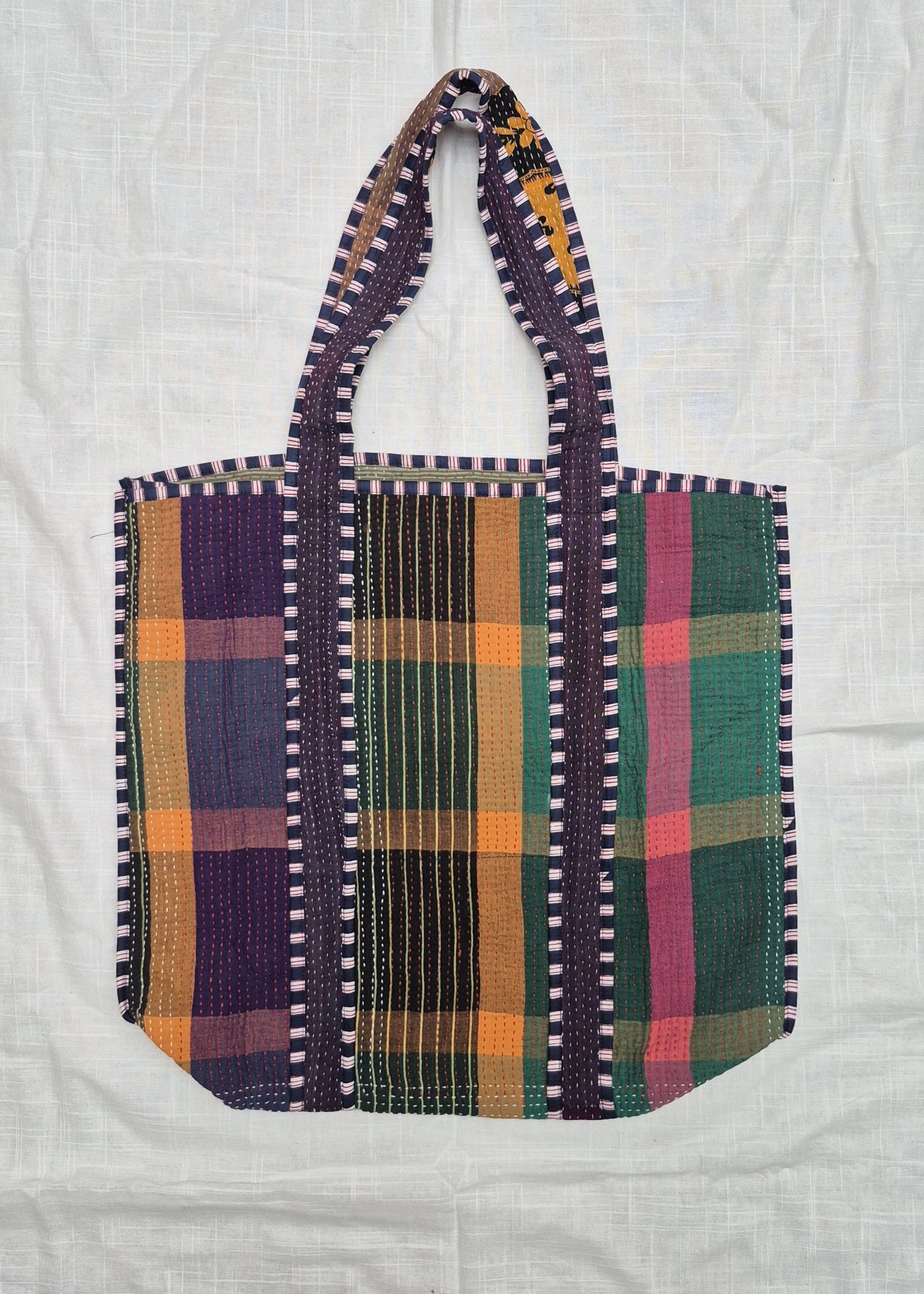 Vintage kantha tote bag # 12