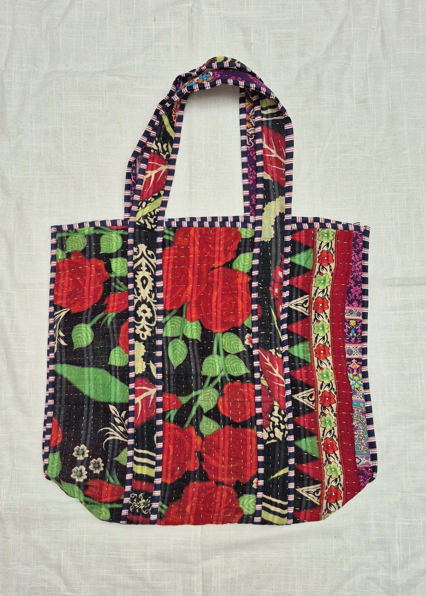 Vintage kantha tote bag # 16