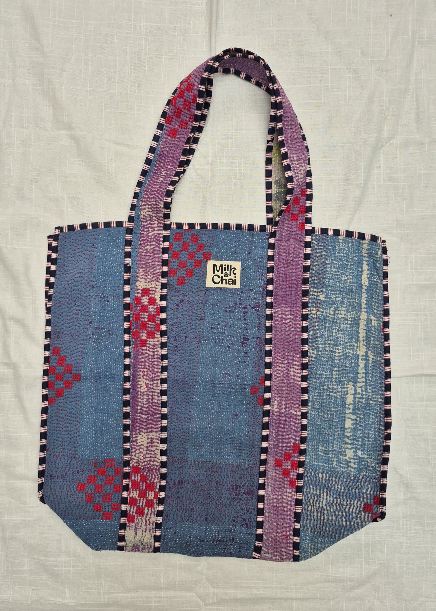 Vintage kantha tote bag # 27