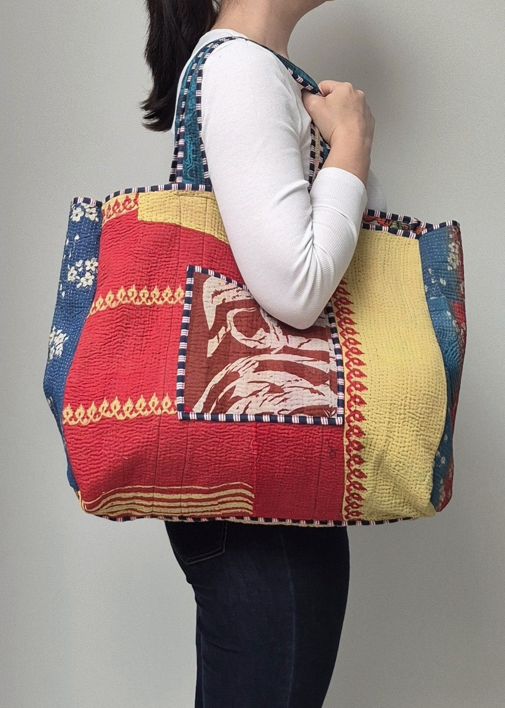Kantha tote bag # 1