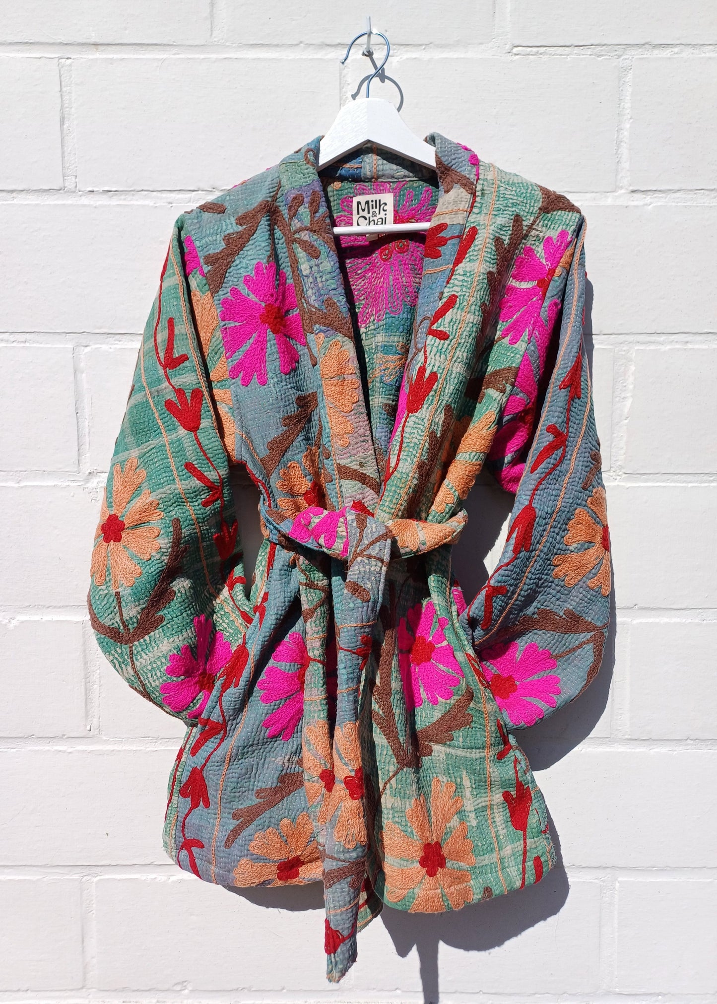 Vintage Kantha Suzani Kimono #5