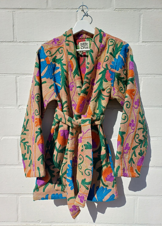 Vintage Kantha Suzani Kimono #6