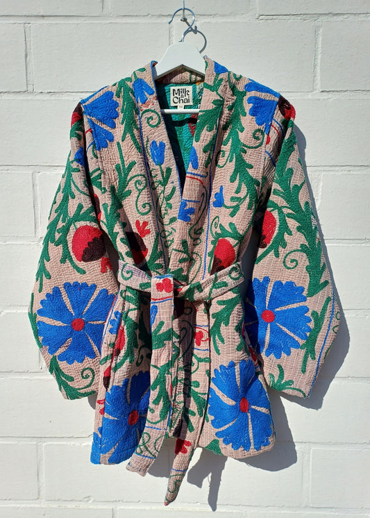 Vintage Kantha Suzani Kimono #7