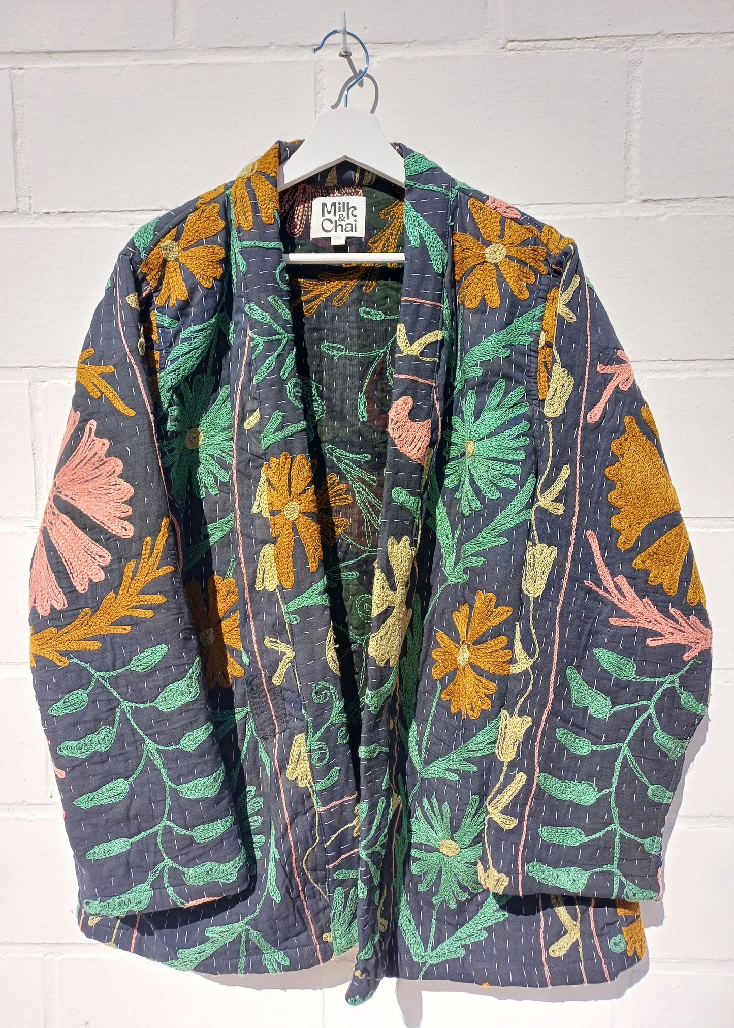 Vintage Kantha Suzani Kimono #12