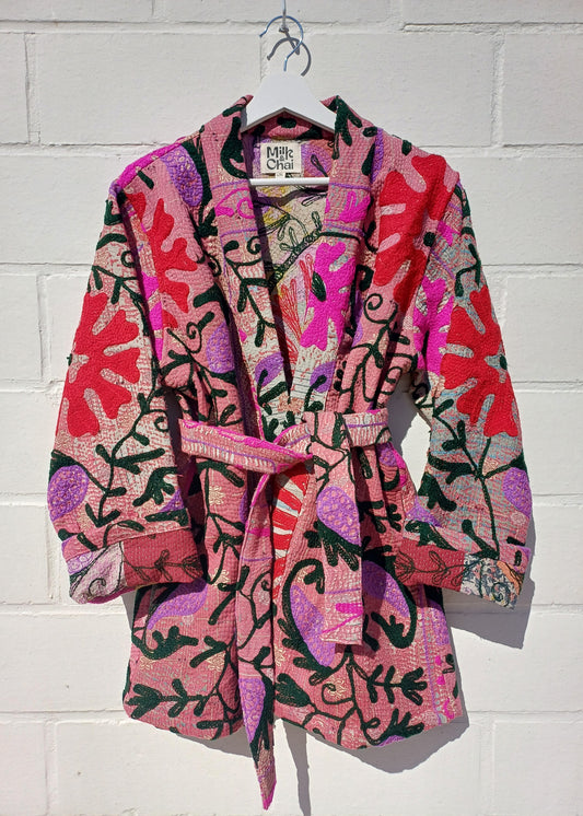 Vintage Kantha Suzani Kimono #14