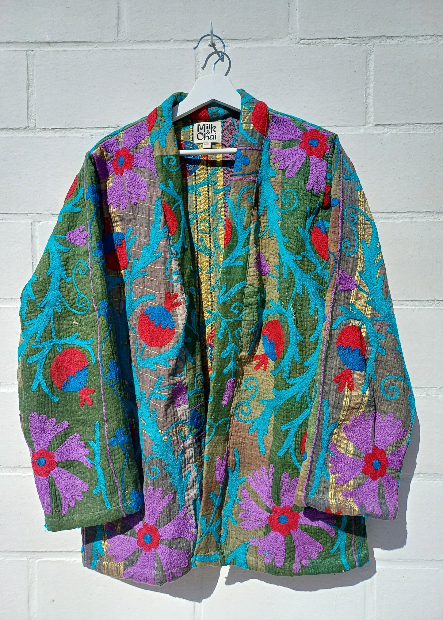 Vintage Kantha Suzani Kimono #15