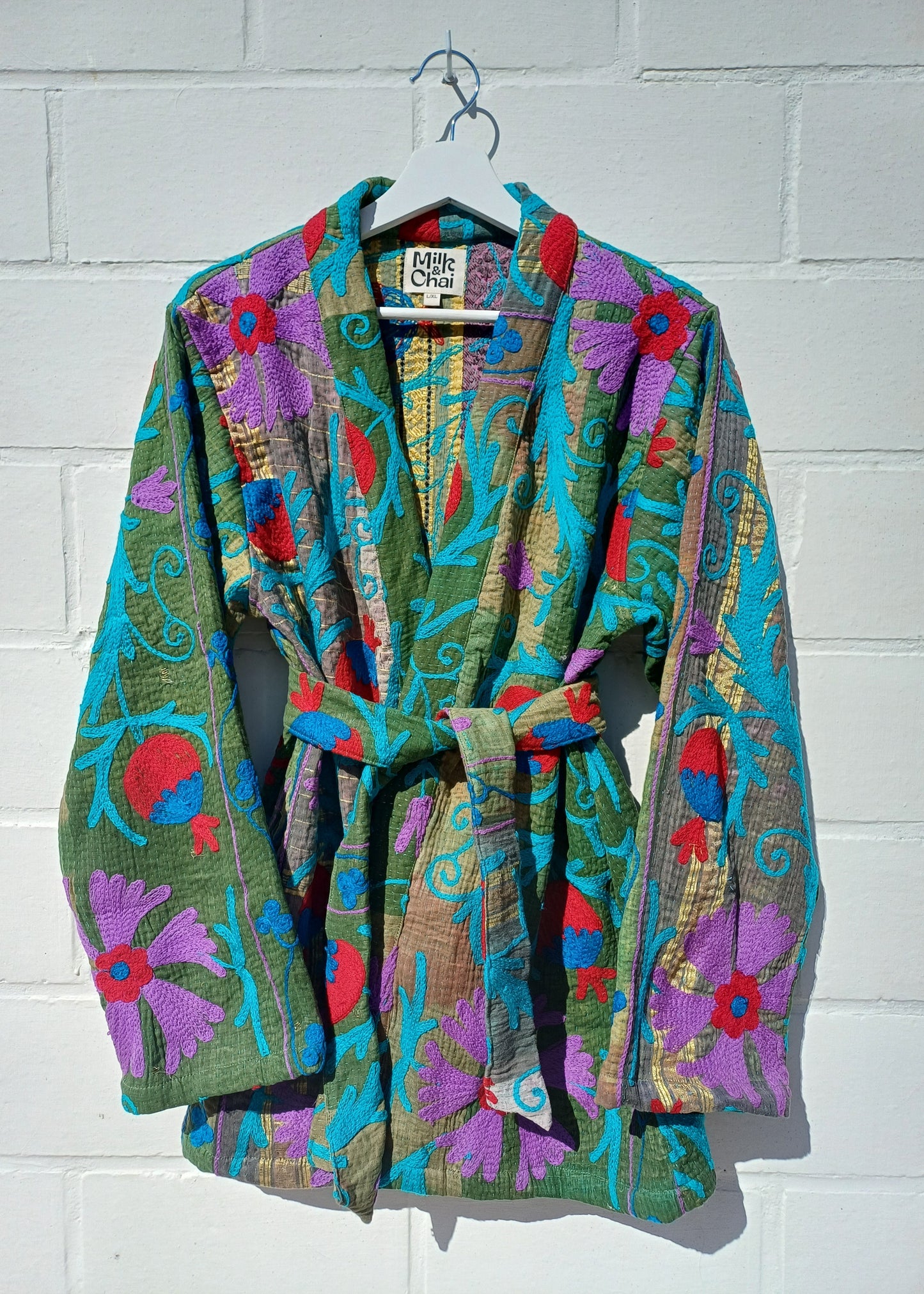 Vintage Kantha Suzani Kimono #15