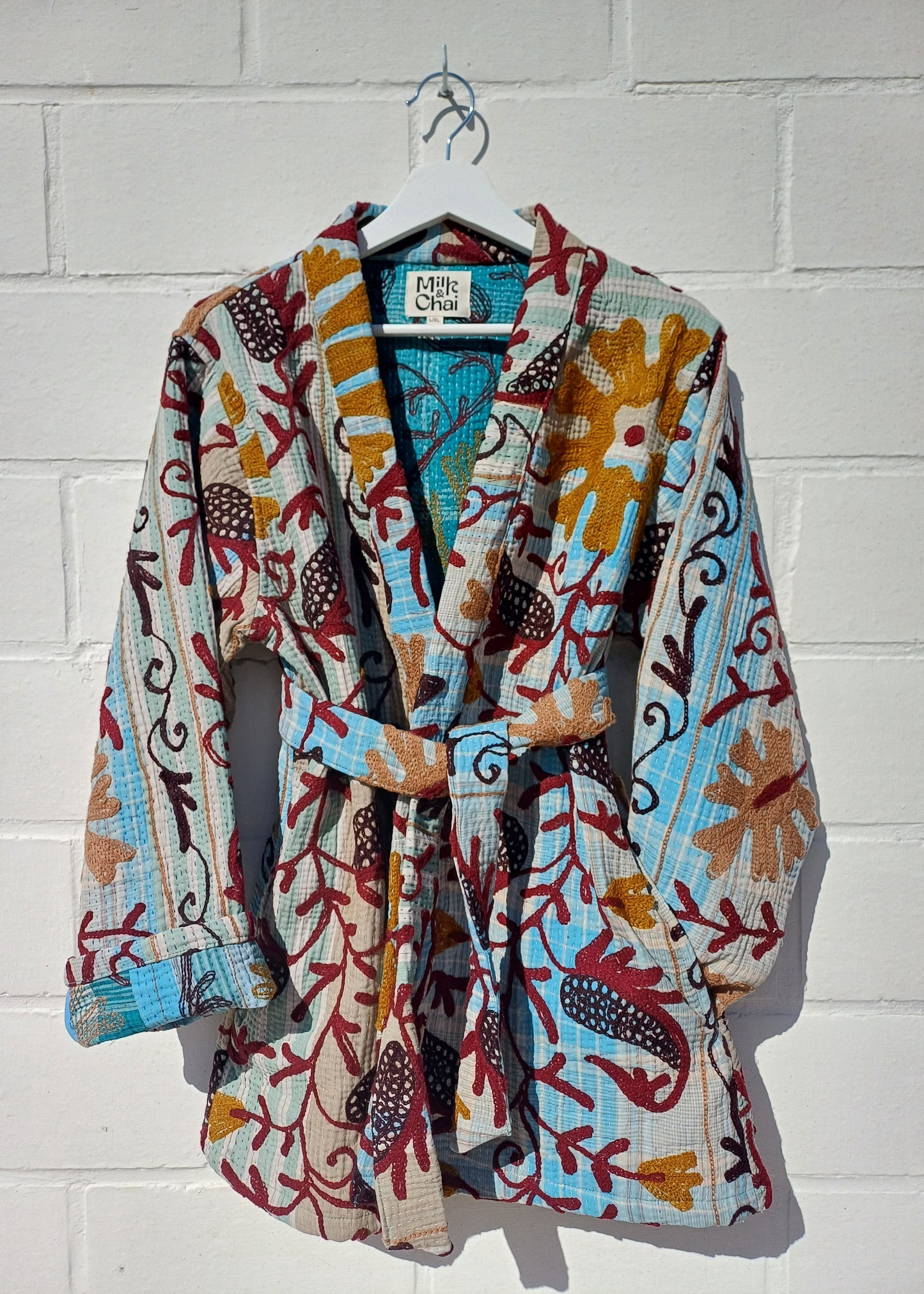 Vintage Kantha Suzani Kimono #16