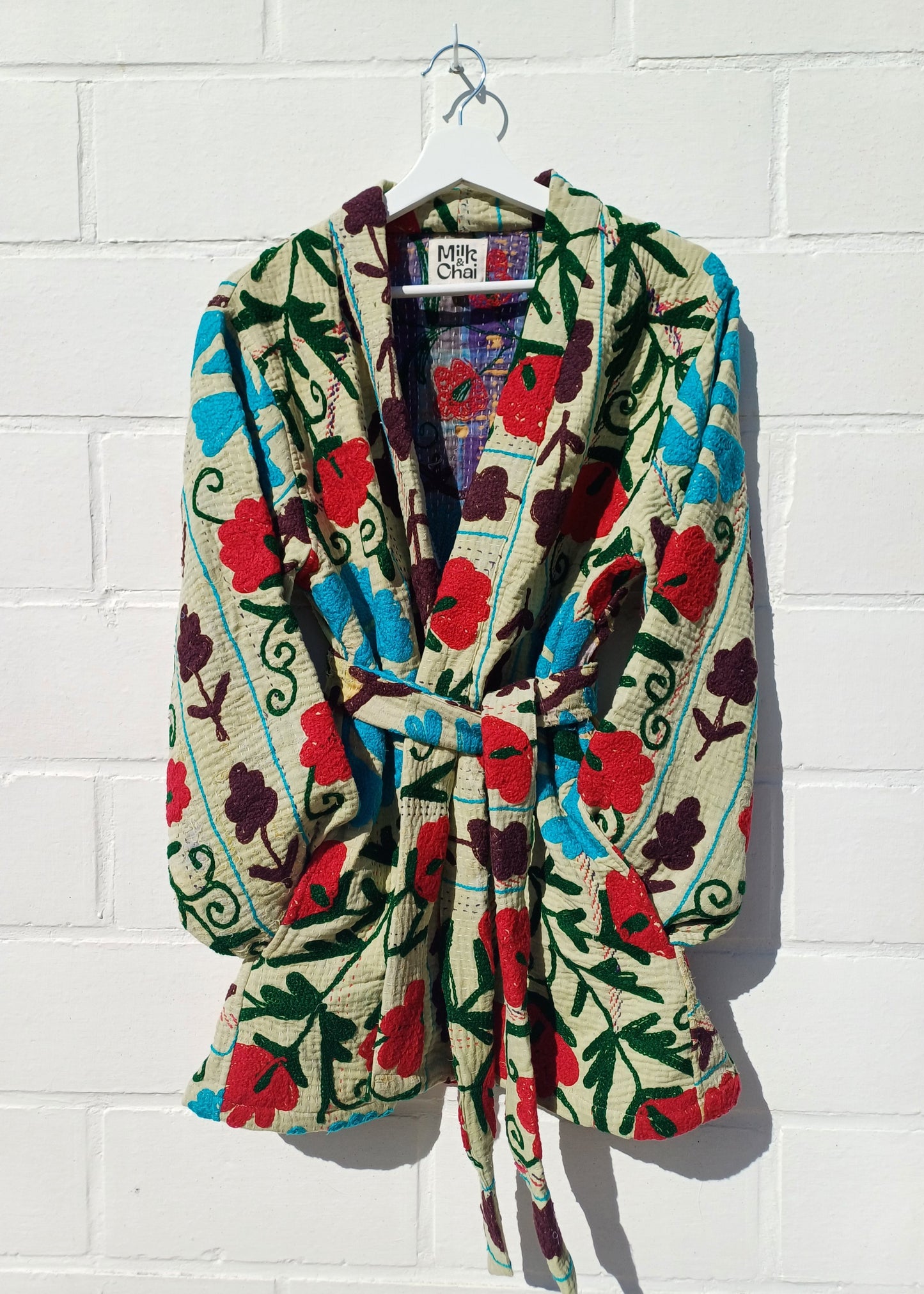 Vintage Kantha Suzani Kimono #19