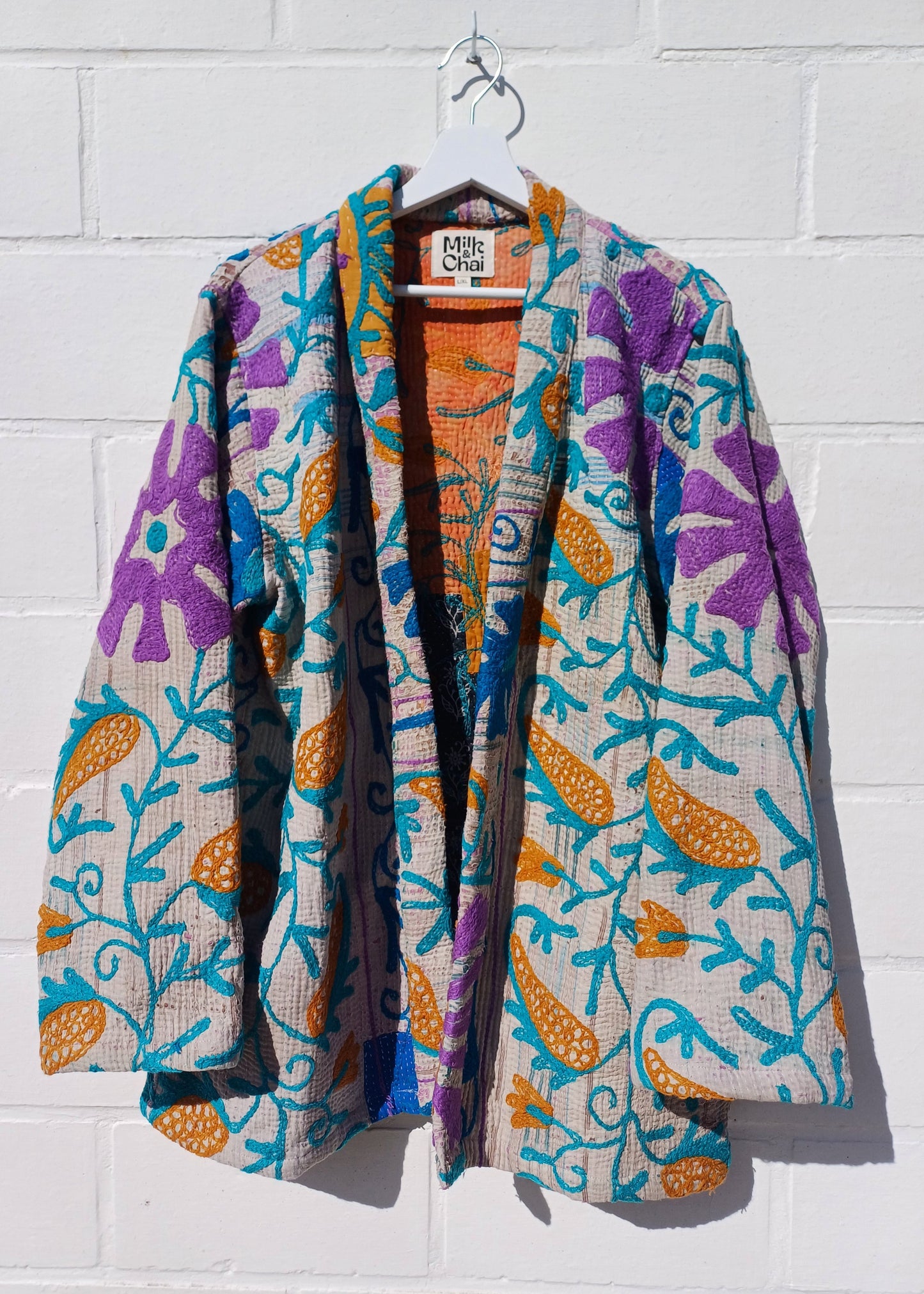 Vintage Kantha Suzani Kimono #18
