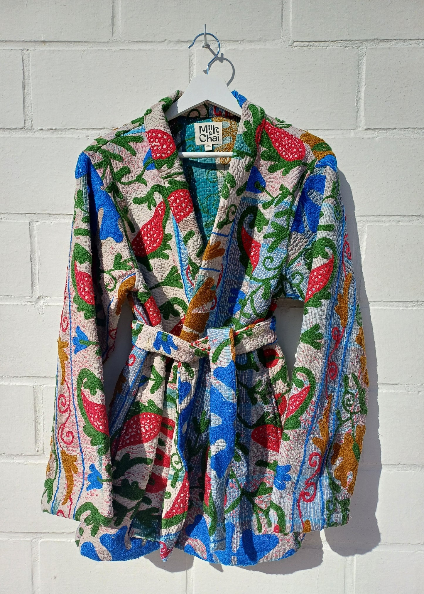 Vintage Kantha Suzani Kimono #17