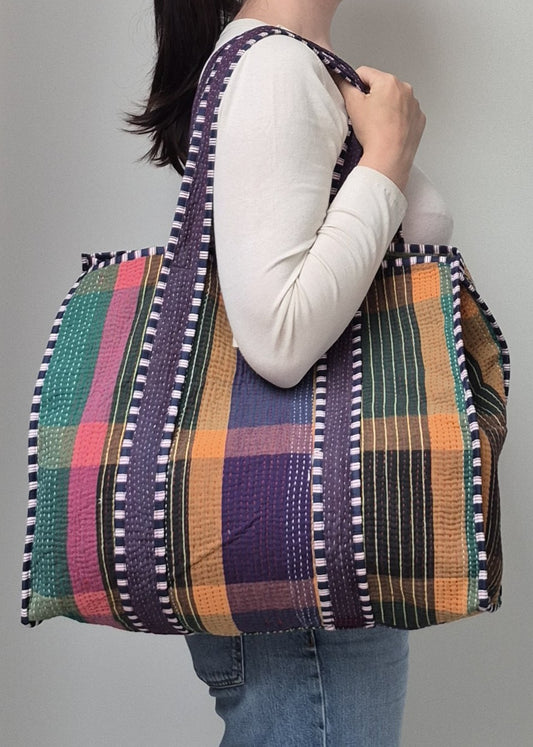 Vintage kantha tote bag # 12
