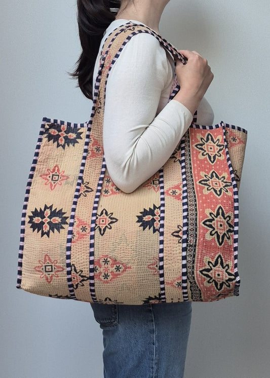 Vintage kantha tote bag # 30