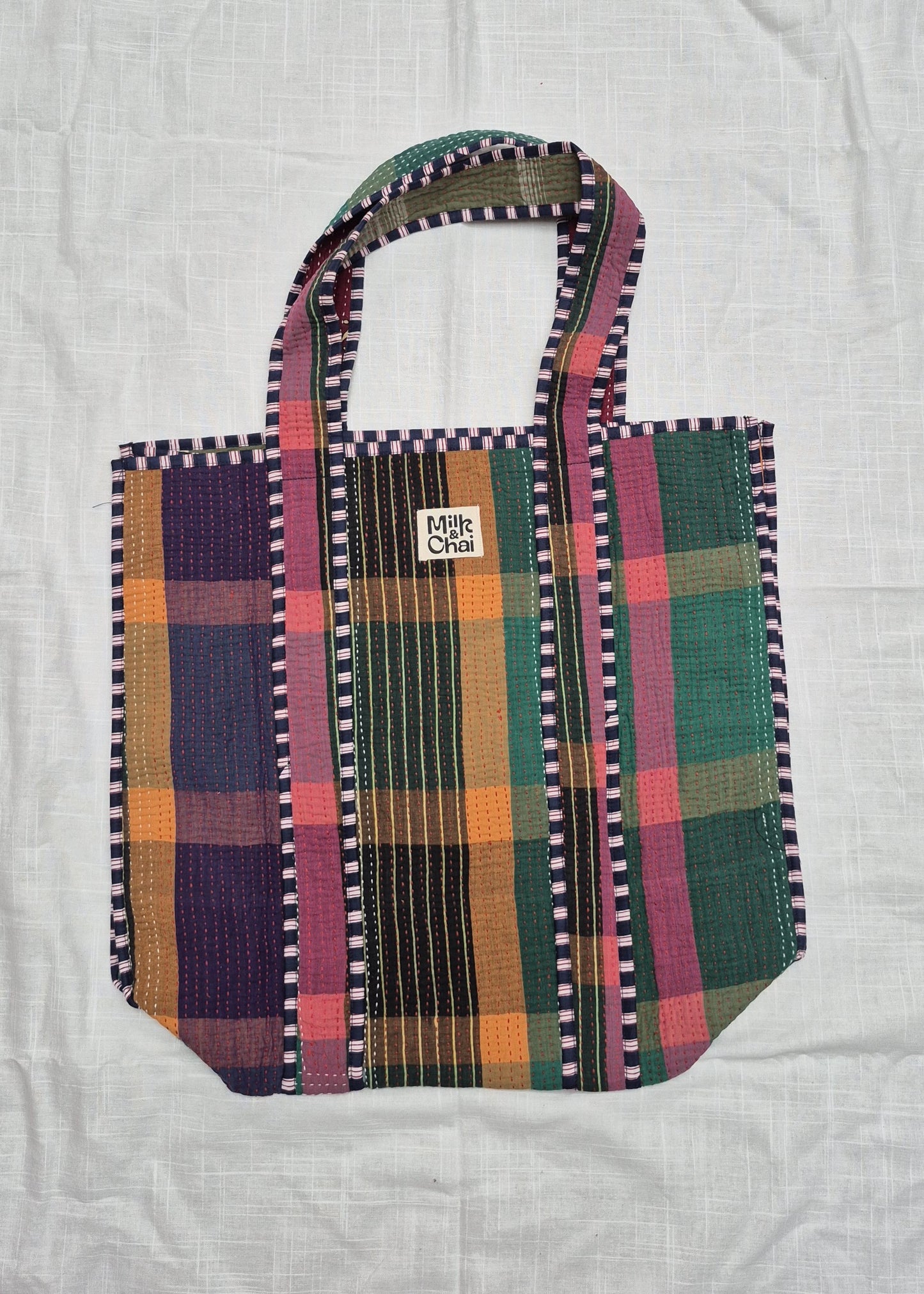 Vintage kantha tote bag # 10