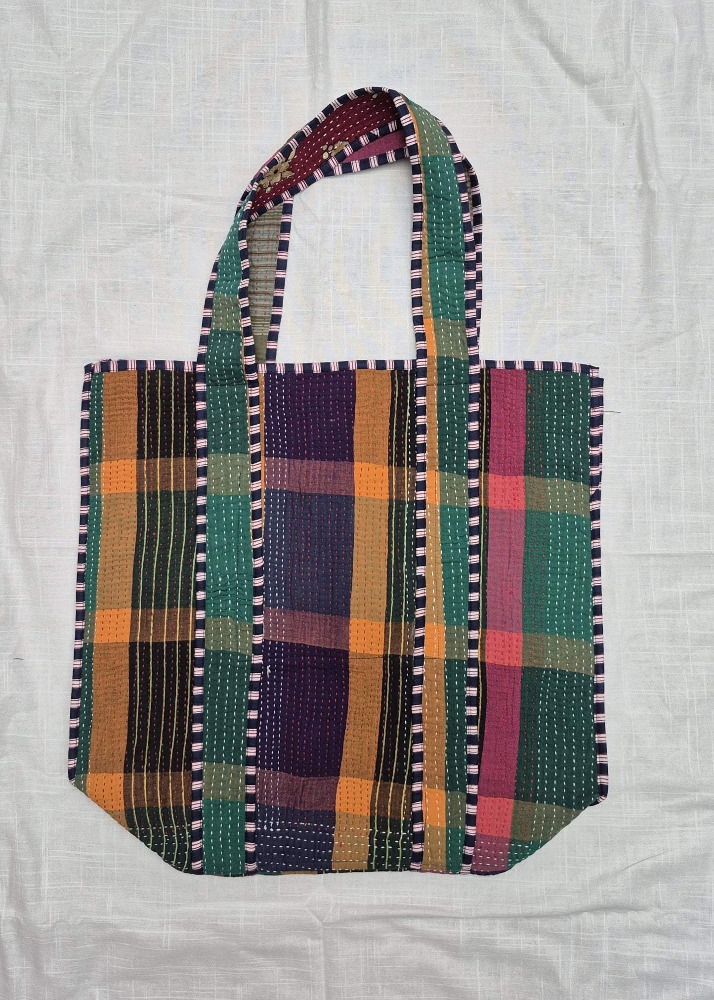Vintage kantha tote bag # 10