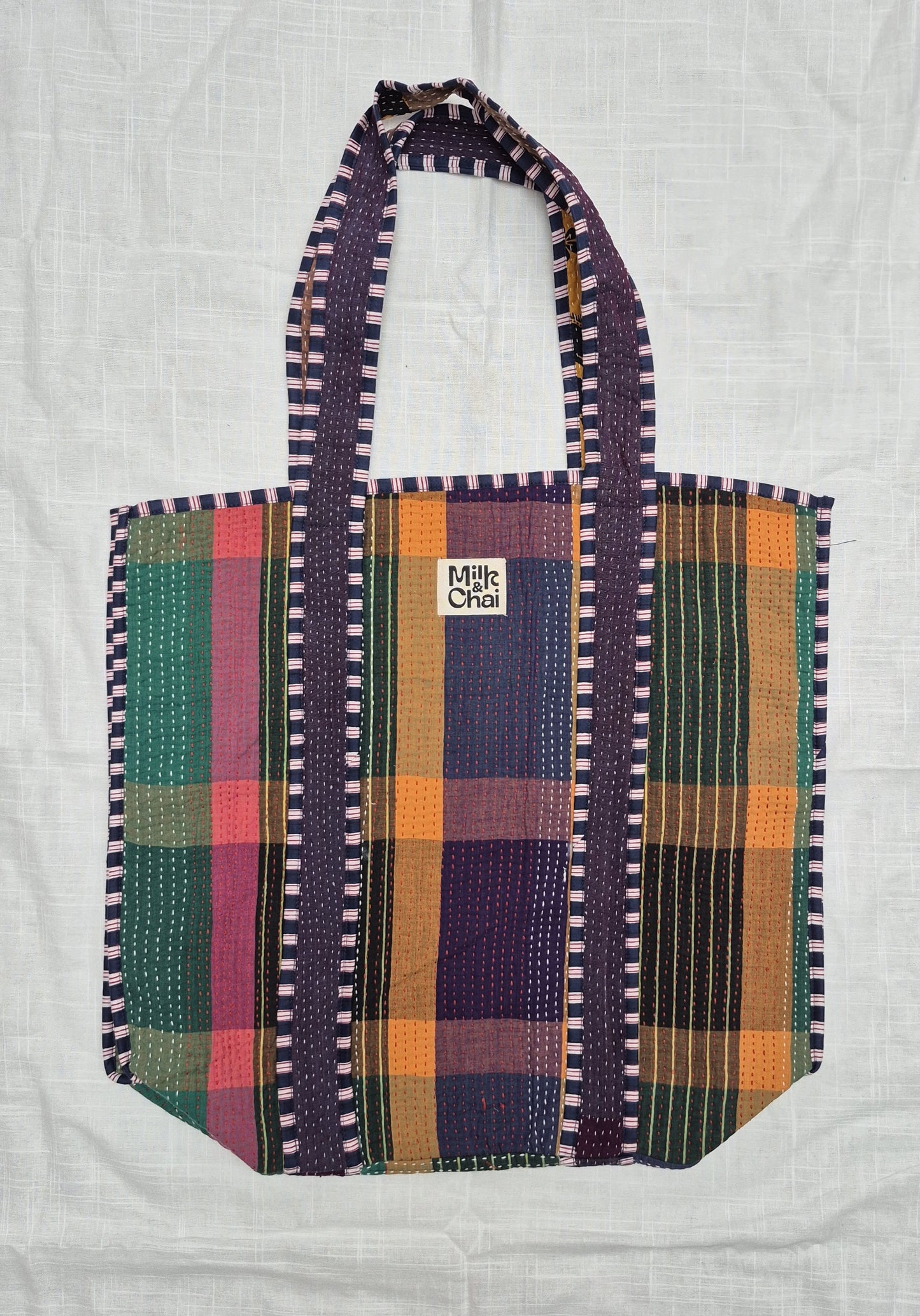 Vintage kantha tote bag # 12