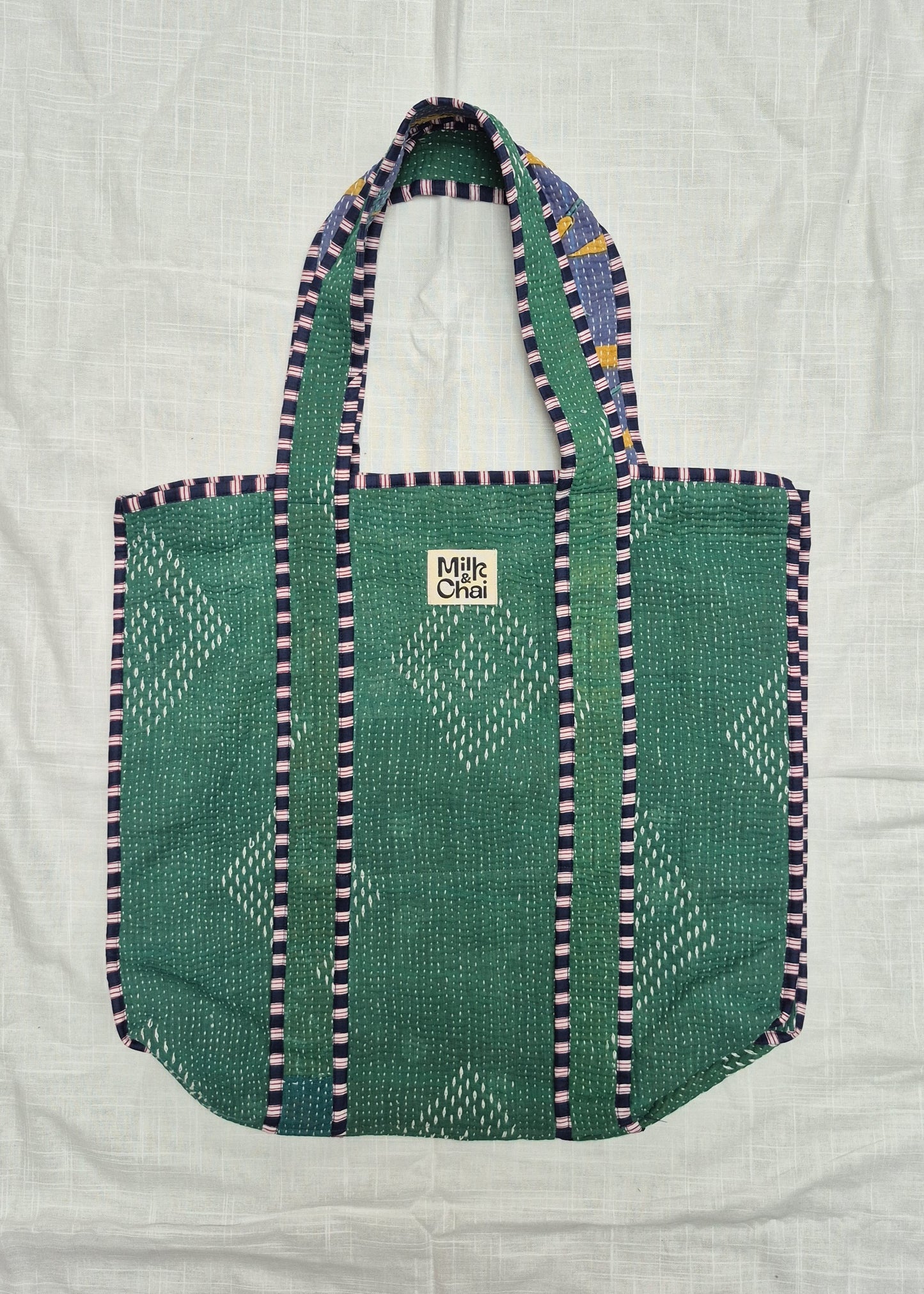 Vintage kantha tote bag # 13