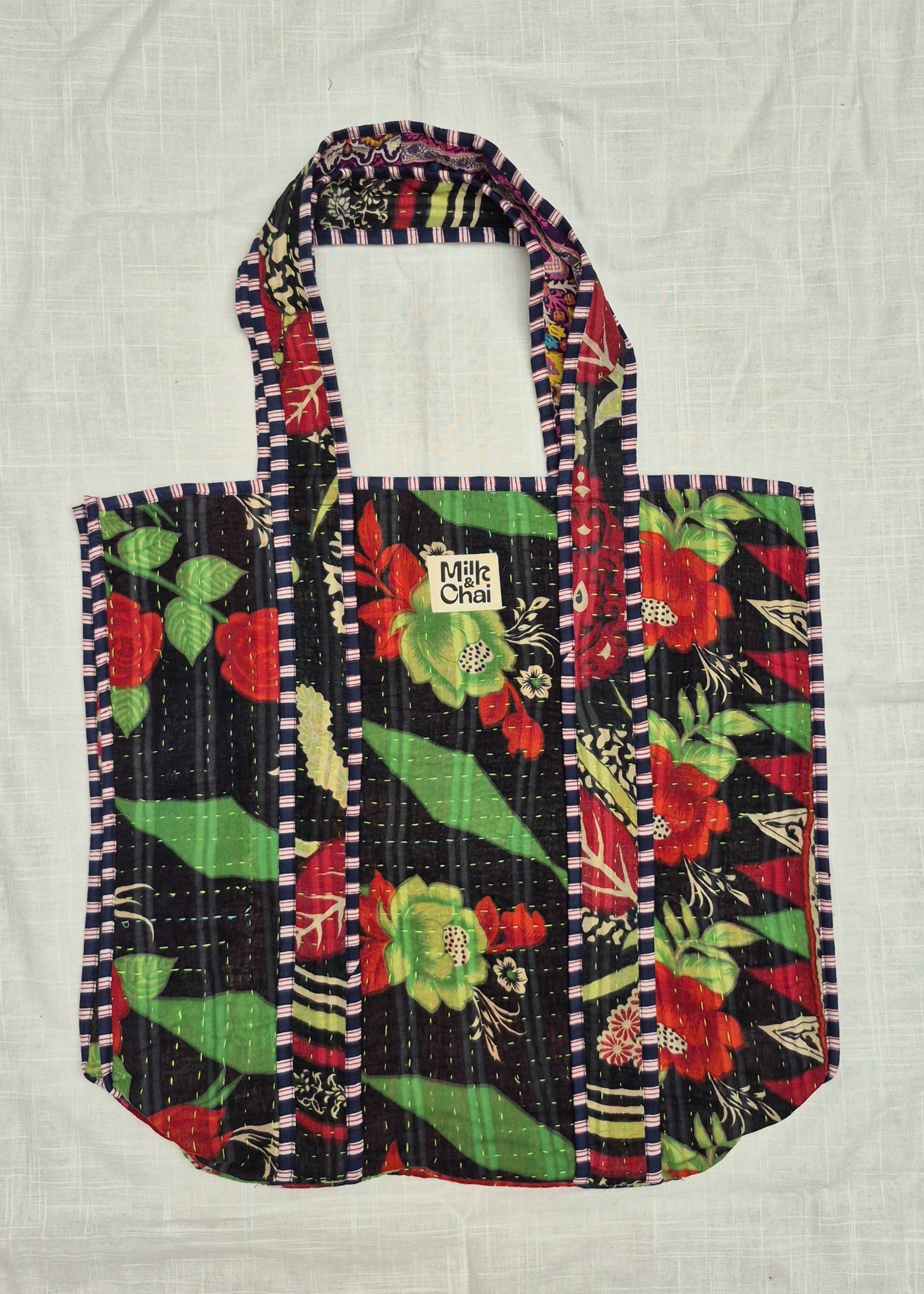 Vintage kantha tote bag # 16