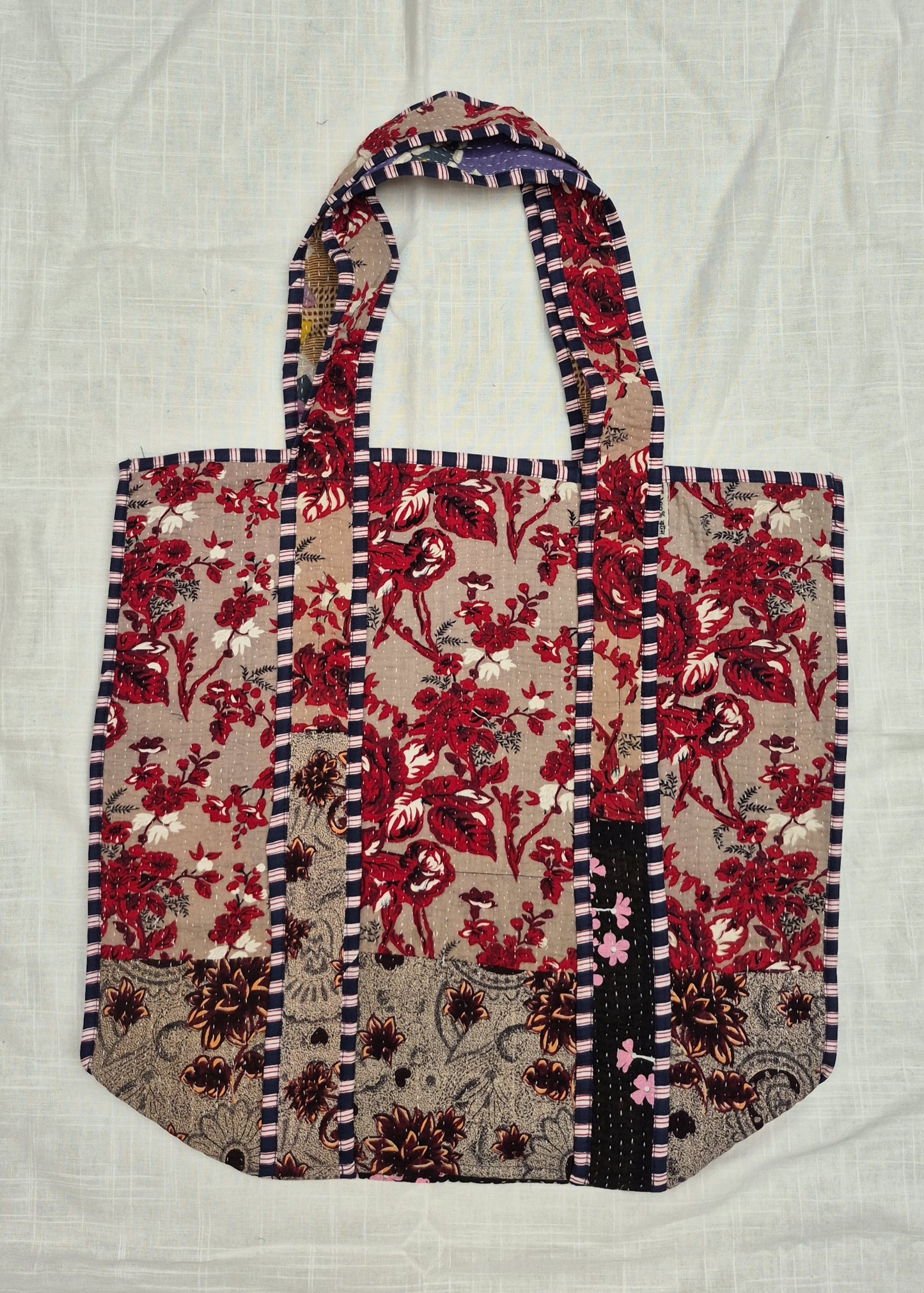 Vintage kantha tote bag # 19