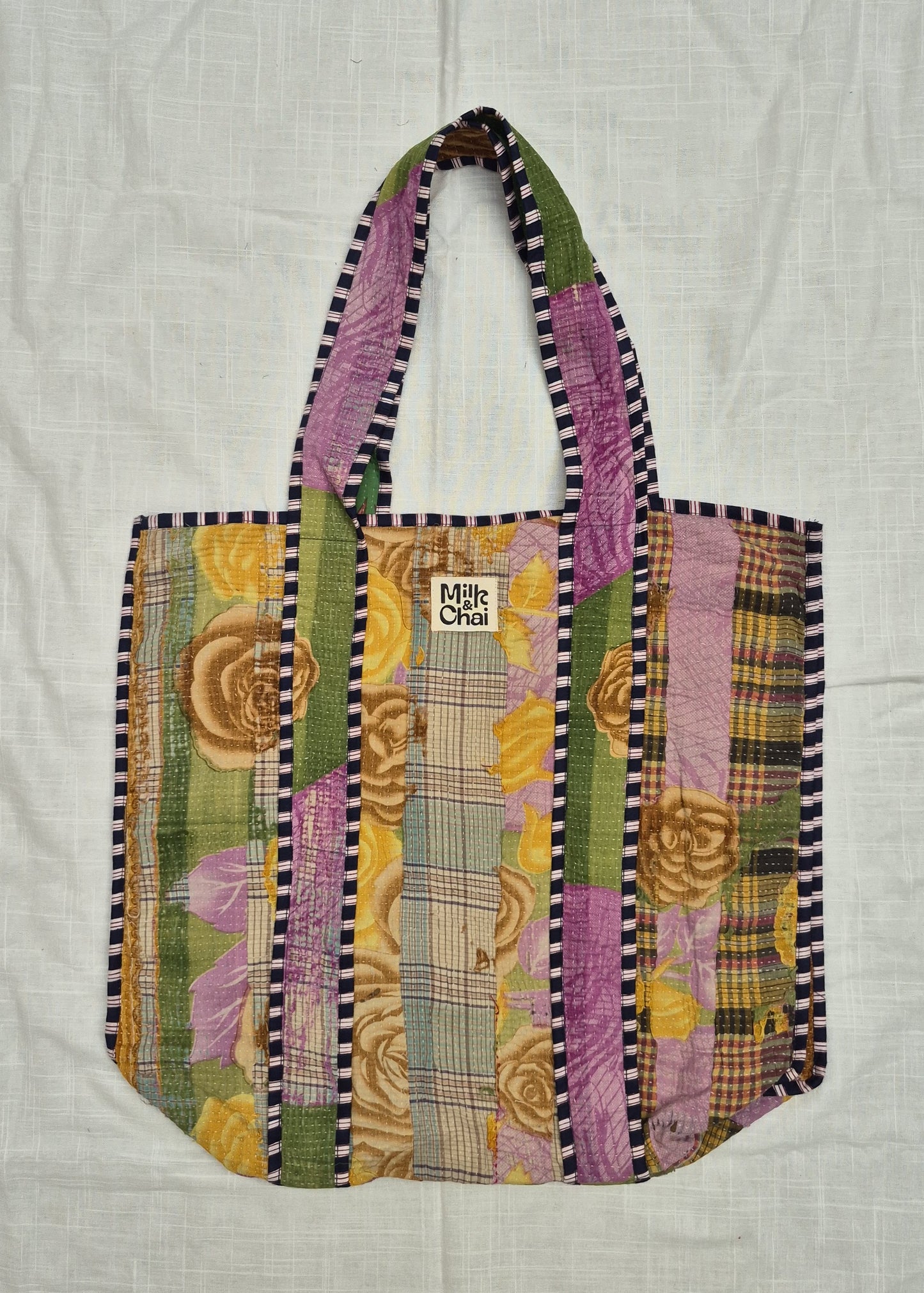 Vintage kantha tote bag # 22