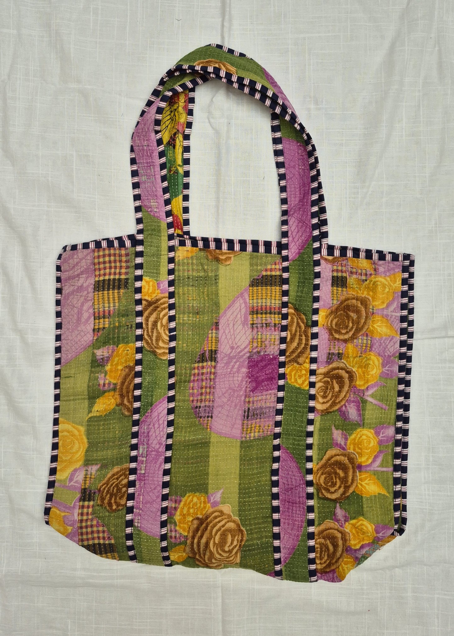 Vintage kantha tote bag # 22