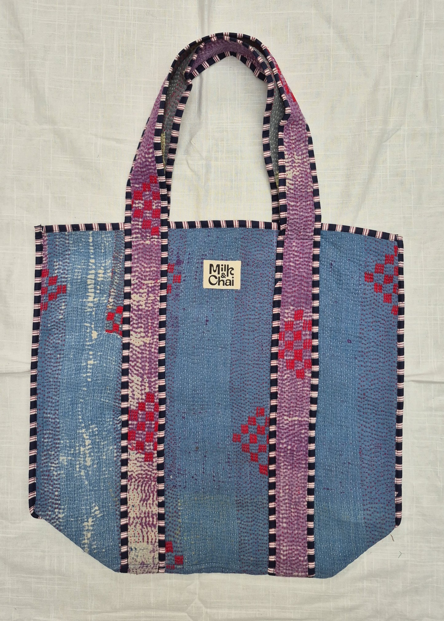 Vintage kantha tote bag # 25
