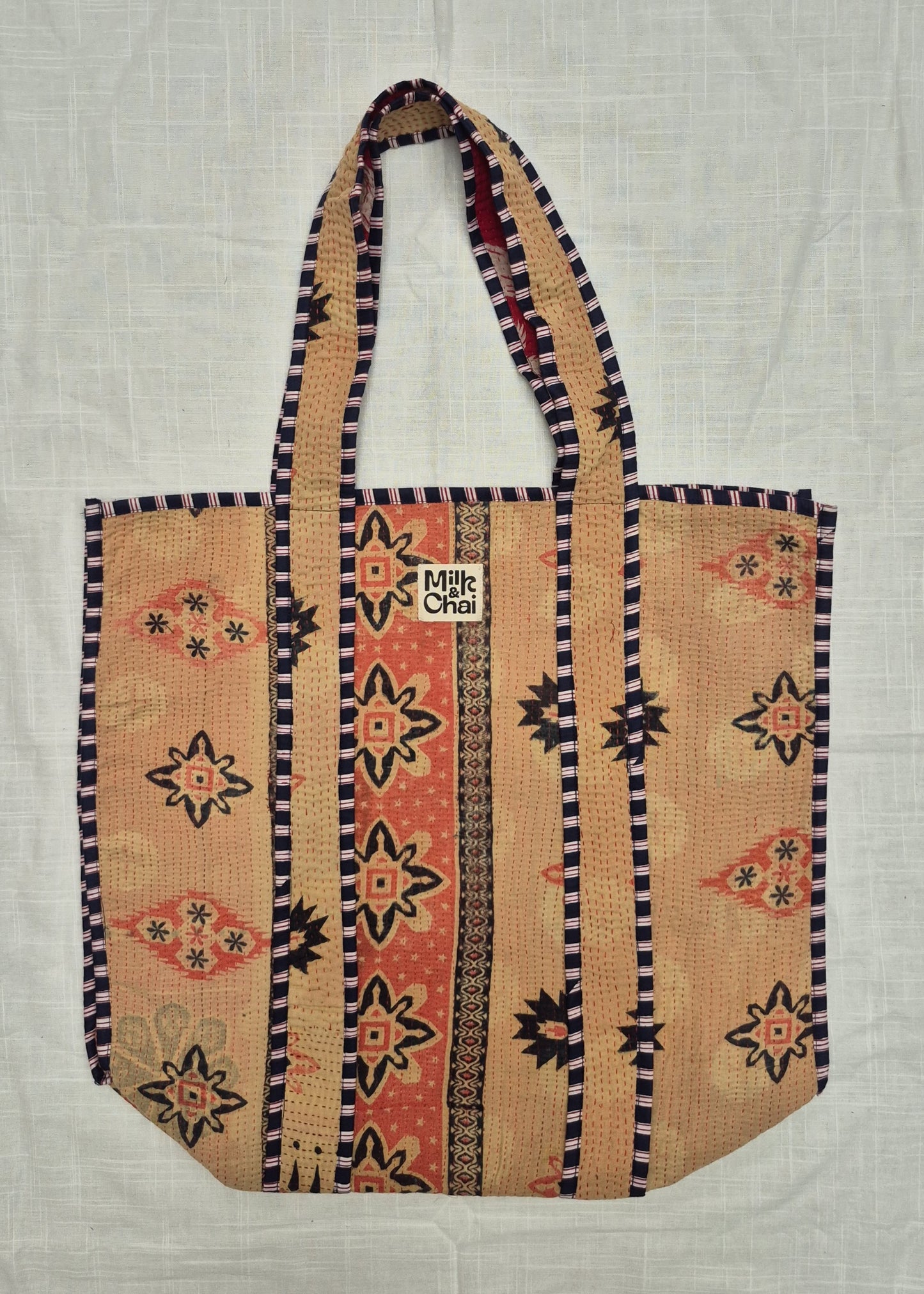 Vintage kantha tote bag # 28