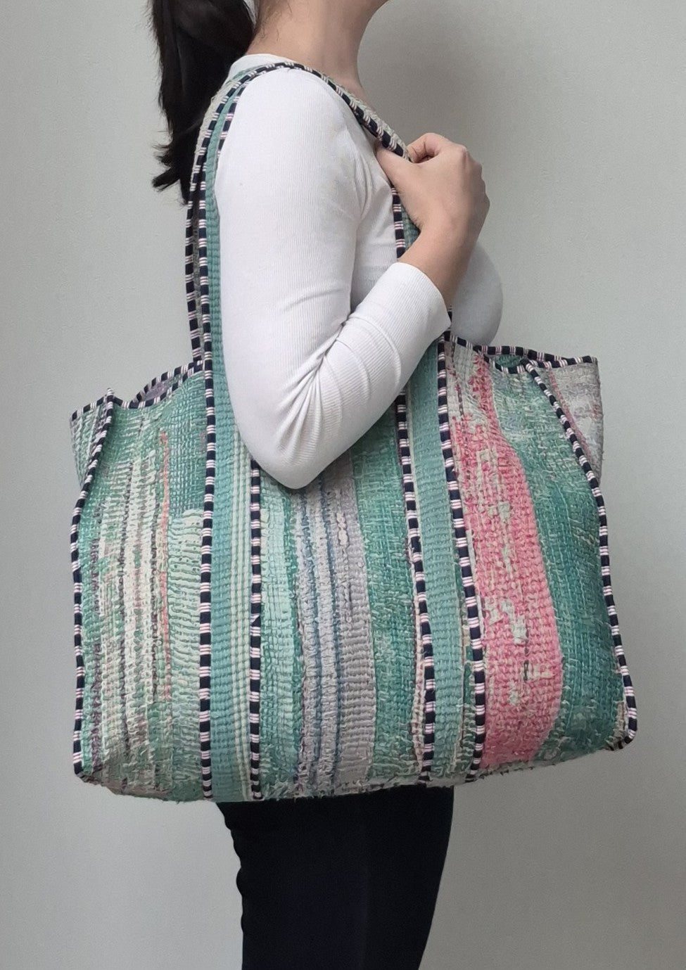 Kantha tote bag # 8