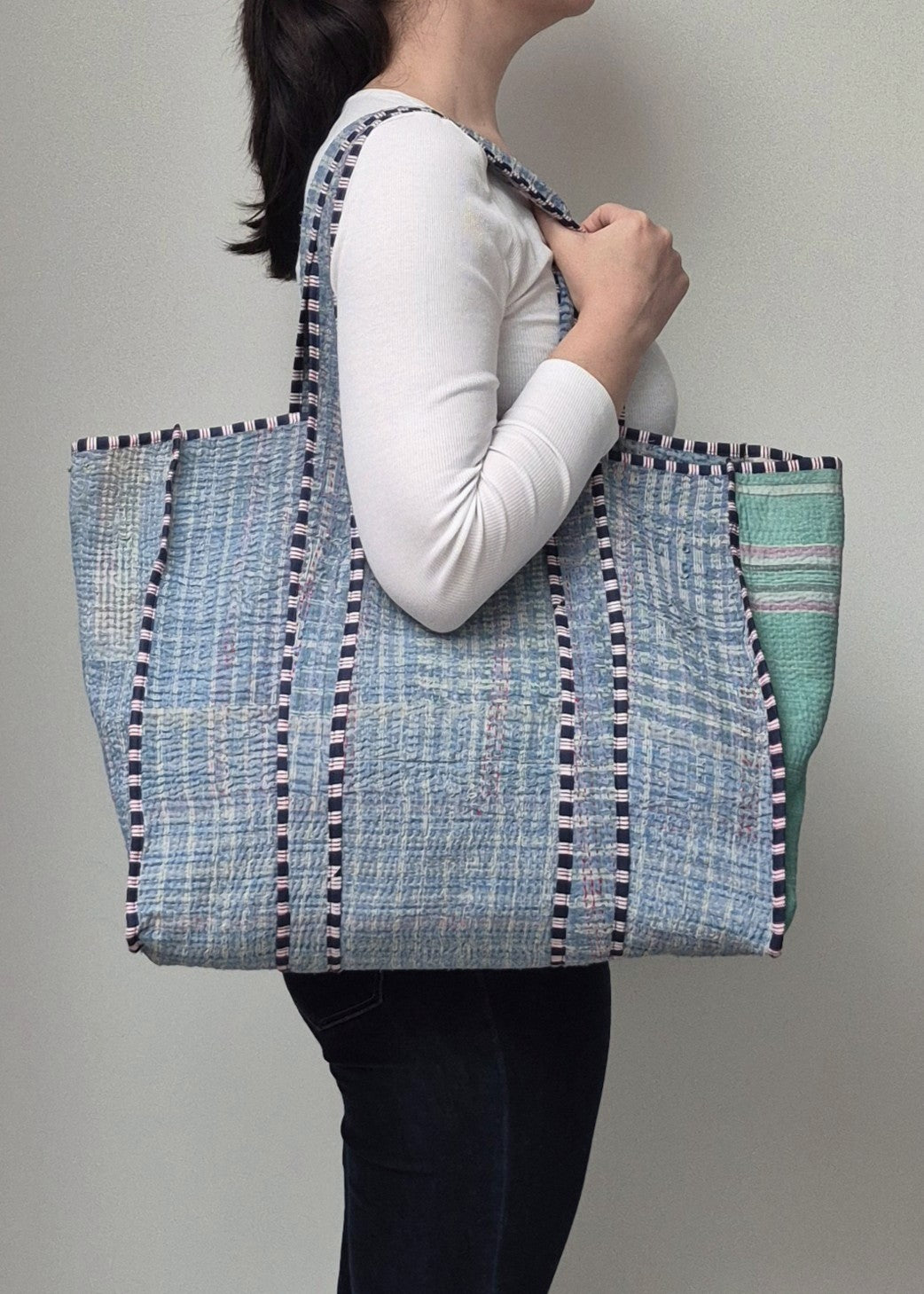 Kantha tote bag # 6