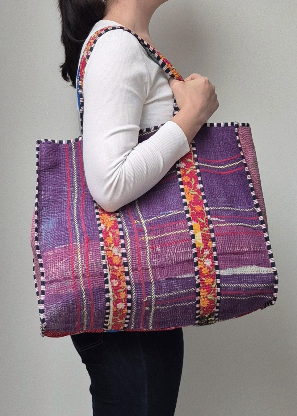 Kantha tote bag # 5