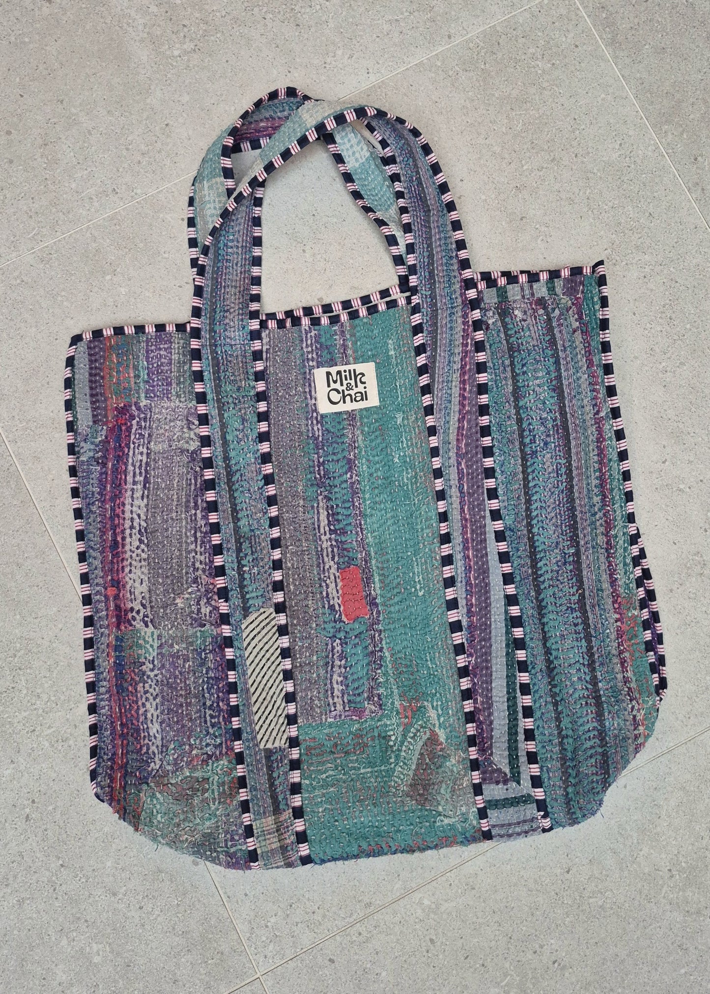 Kantha tote bag # 4