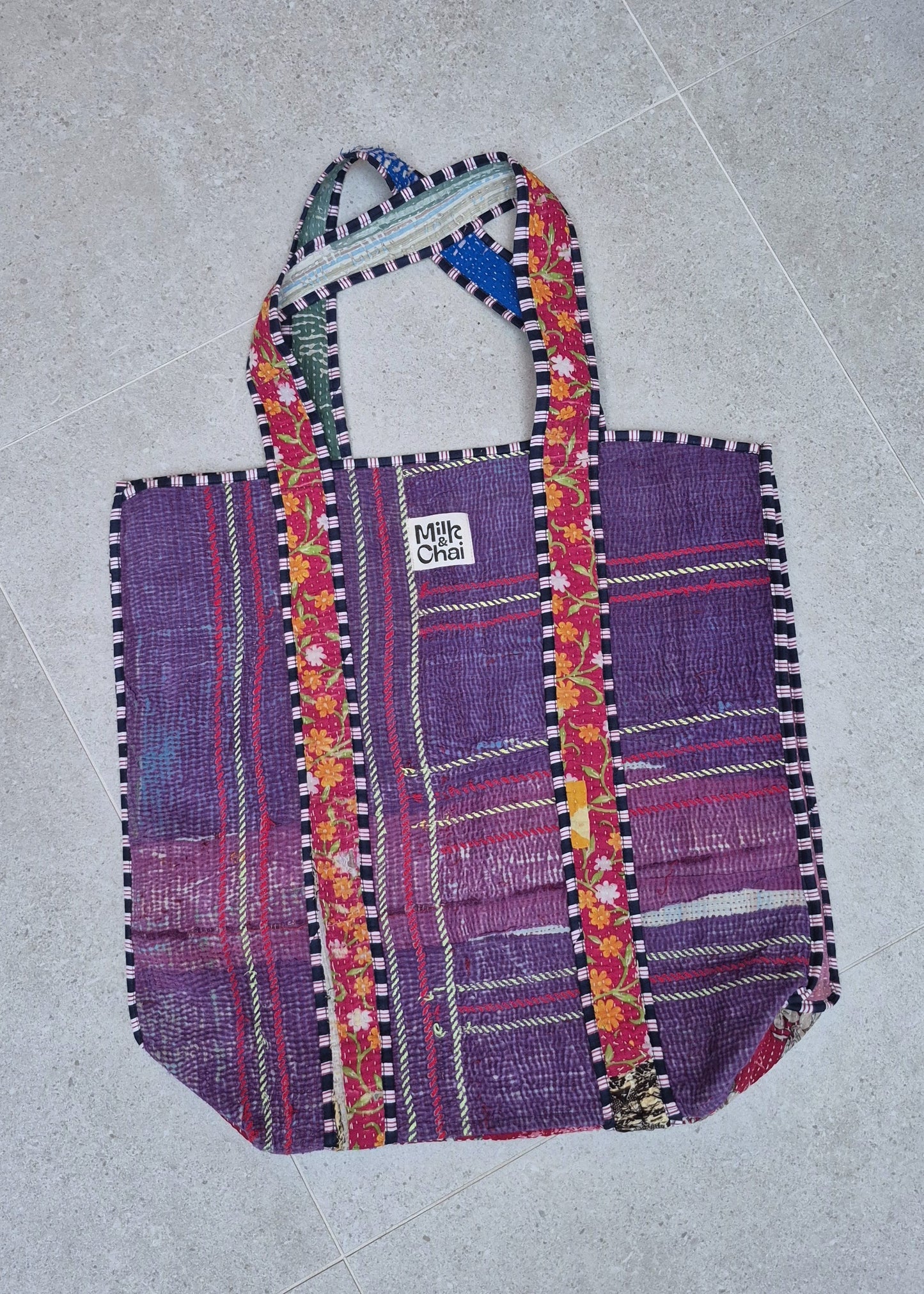 Kantha tote bag # 5