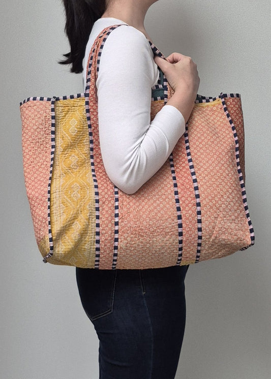 Kantha tote bag # 7